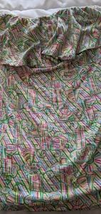 Lilly Pulitzer ruffle tube top size small